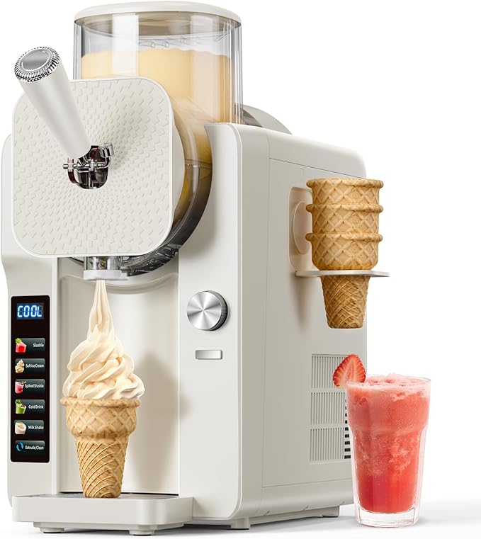 Commercial soft serve ice cream machine